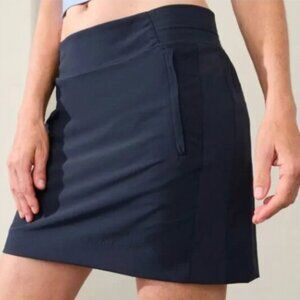 NWOT ATHLETA Brooklyn Skort 16" Navy Blue Jupe Short Size 0